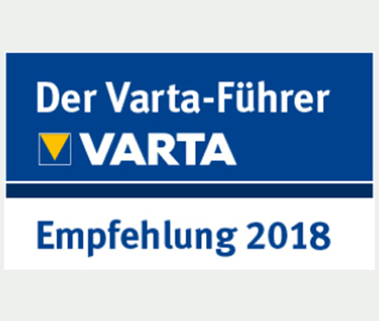 Varta Führer Empfehlung 2018